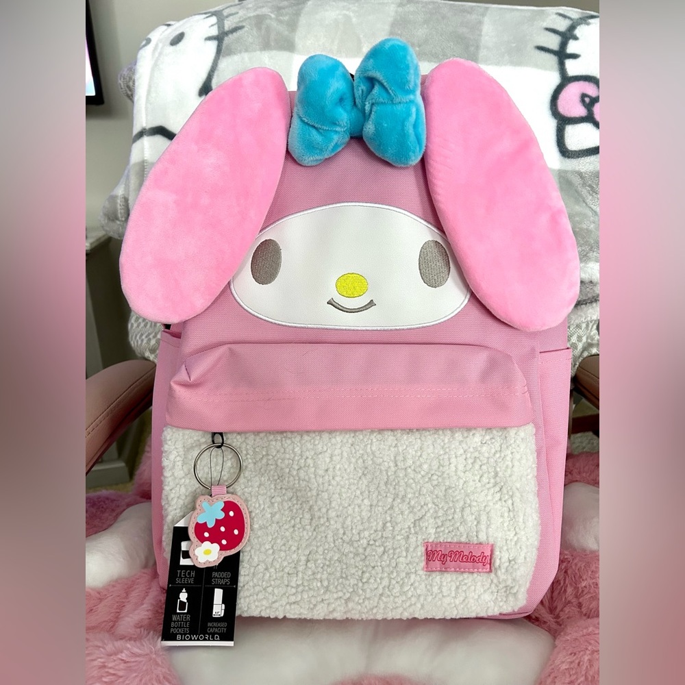 NWT My Melody Hello Kitty Pink Backpack